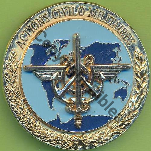 EMA ACTIONS CIVILO MILITAIRES  SM Griffes et buttees Dos triangles G4755 Src.Y.GENTY 8Eur(x3)  